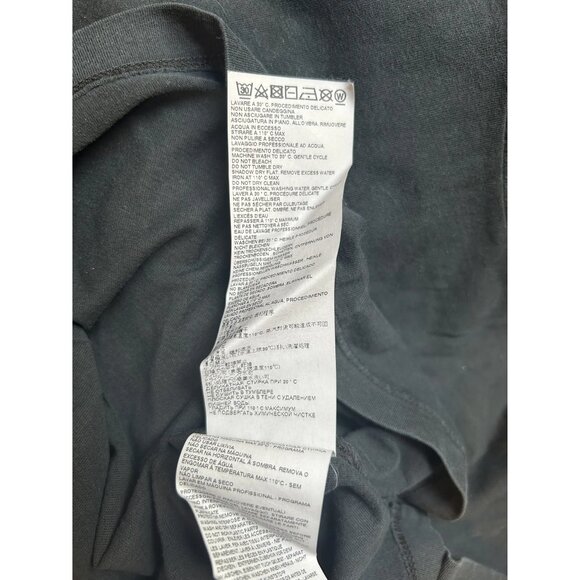 NWT MM6 Maison Margiela Cropped T-Shirt, Washed Black, Size: XS - Picture 7 of 8